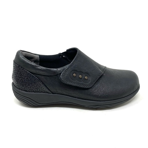 Hälsa Footwear Black Leather Anna Clog